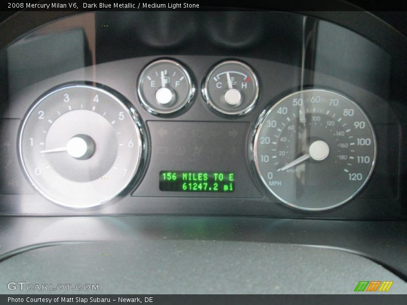  2008 Milan V6 V6 Gauges