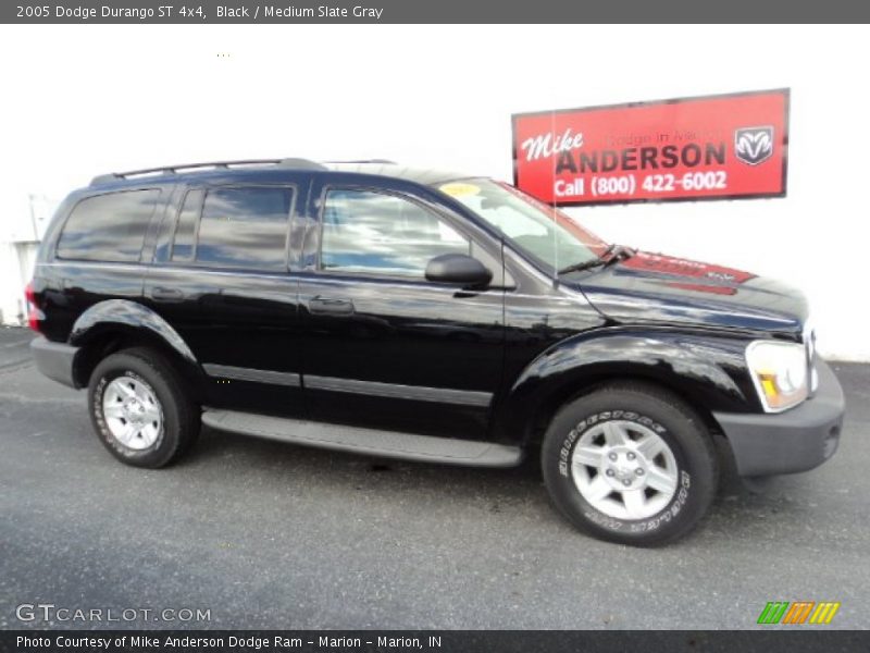 Black / Medium Slate Gray 2005 Dodge Durango ST 4x4