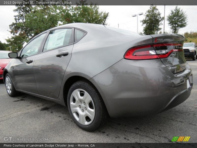 Tungsten Metallic / Black 2013 Dodge Dart SE