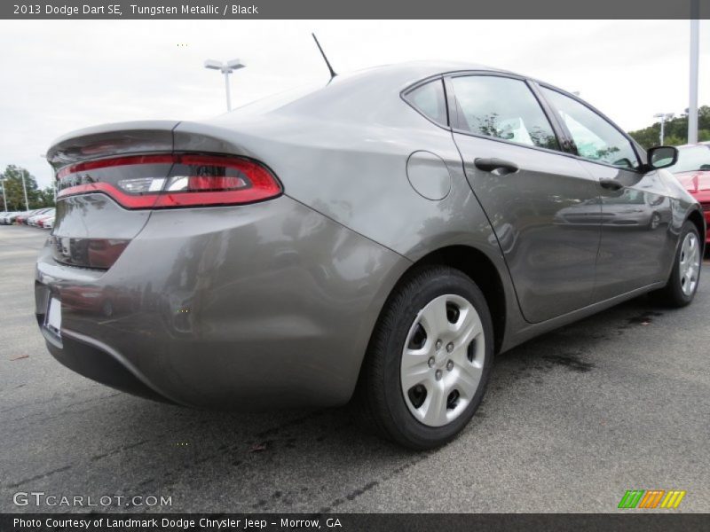 Tungsten Metallic / Black 2013 Dodge Dart SE