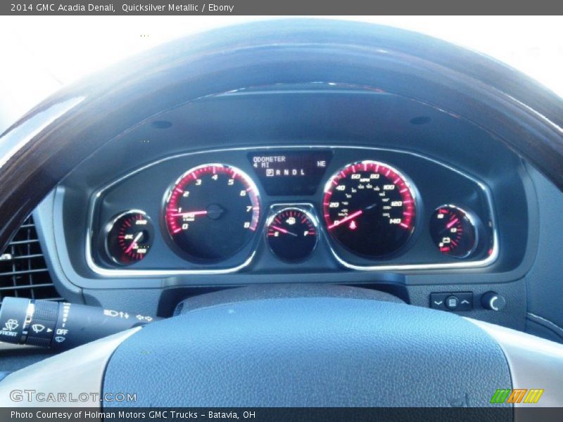 Quicksilver Metallic / Ebony 2014 GMC Acadia Denali