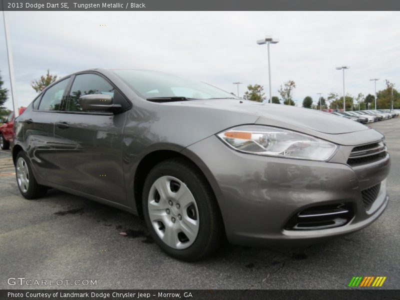 Tungsten Metallic / Black 2013 Dodge Dart SE