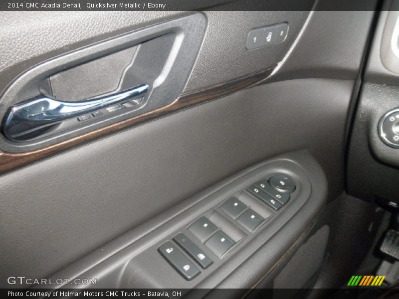 Quicksilver Metallic / Ebony 2014 GMC Acadia Denali