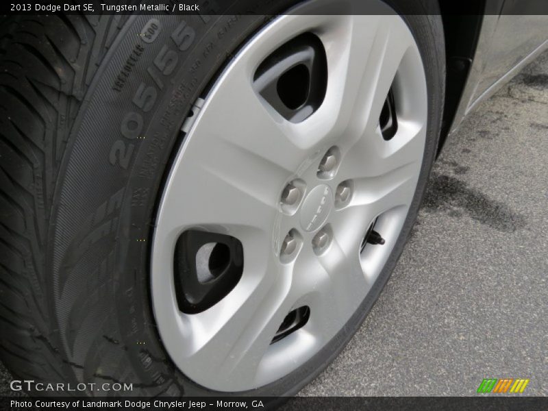 Tungsten Metallic / Black 2013 Dodge Dart SE