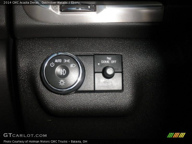 Quicksilver Metallic / Ebony 2014 GMC Acadia Denali