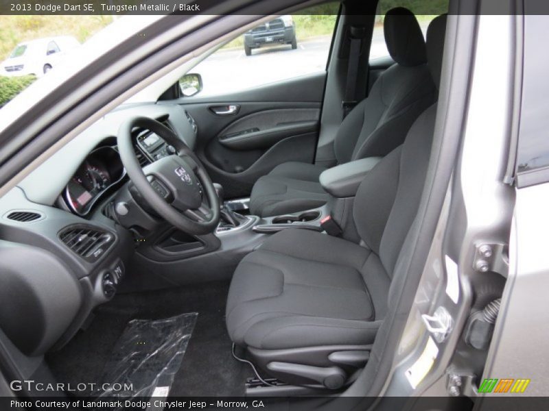 Tungsten Metallic / Black 2013 Dodge Dart SE