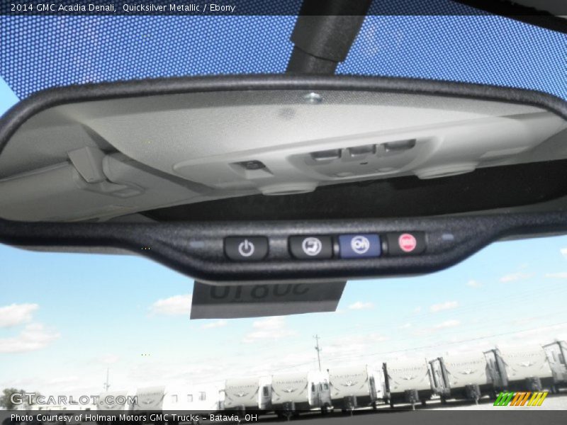 Quicksilver Metallic / Ebony 2014 GMC Acadia Denali