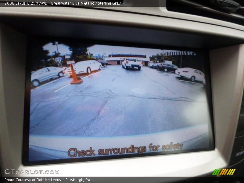 Breakwater Blue Metallic / Sterling Gray 2008 Lexus IS 250 AWD