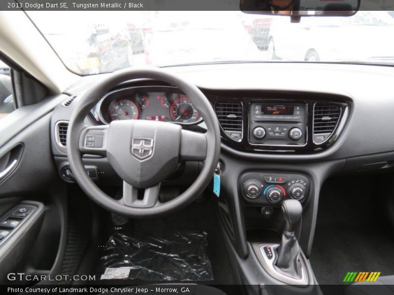 Tungsten Metallic / Black 2013 Dodge Dart SE