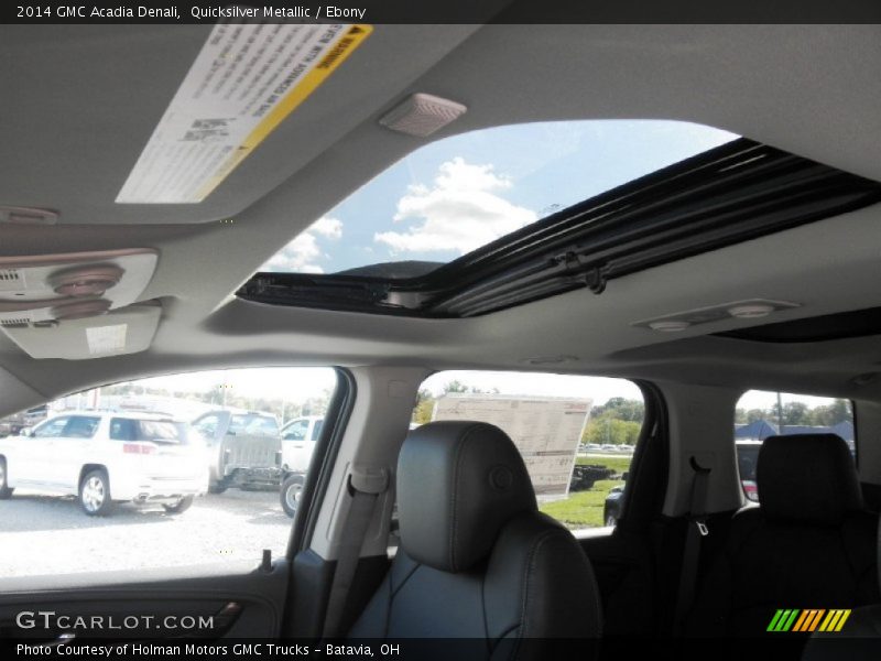 Quicksilver Metallic / Ebony 2014 GMC Acadia Denali