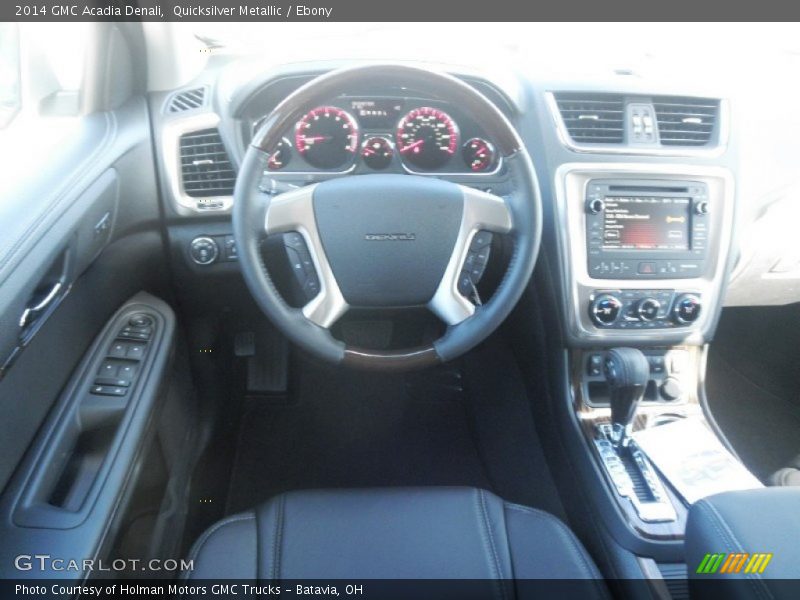 Quicksilver Metallic / Ebony 2014 GMC Acadia Denali