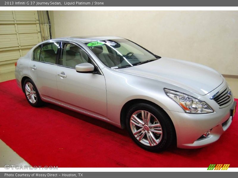 Liquid Platinum / Stone 2013 Infiniti G 37 Journey Sedan