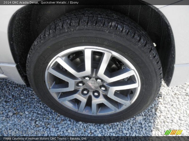 Quicksilver Metallic / Ebony 2014 GMC Acadia Denali