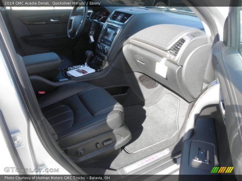 Quicksilver Metallic / Ebony 2014 GMC Acadia Denali