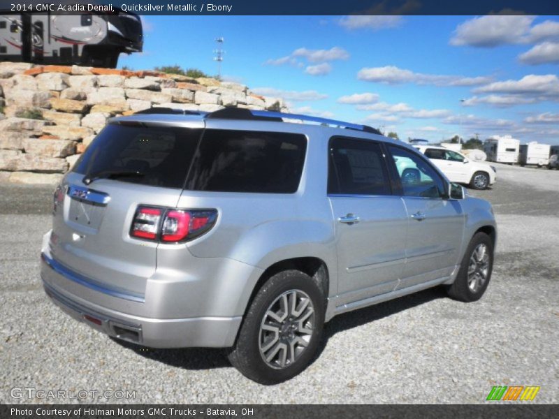 Quicksilver Metallic / Ebony 2014 GMC Acadia Denali