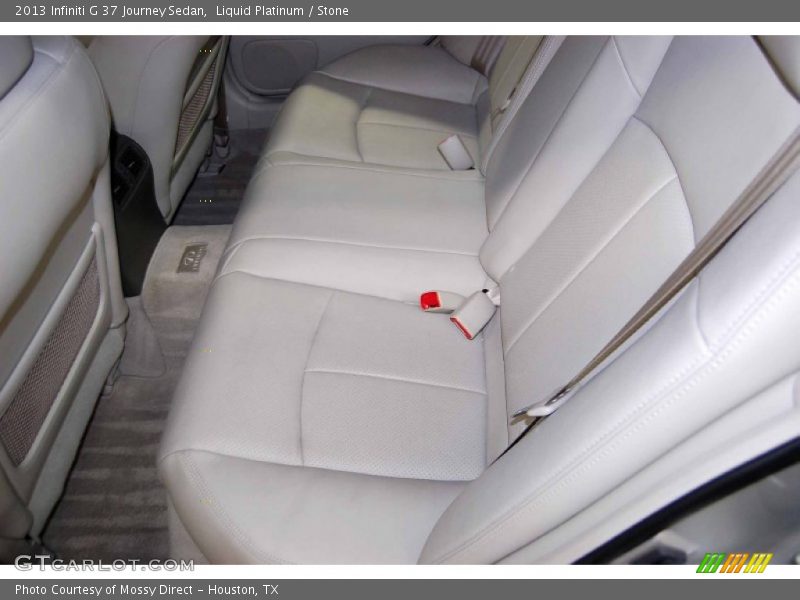 Rear Seat of 2013 G 37 Journey Sedan
