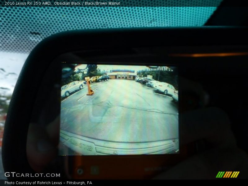 Obsidian Black / Black/Brown Walnut 2010 Lexus RX 350 AWD