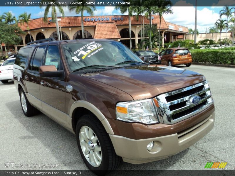 Golden Bronze Metallic / Chaparral 2012 Ford Expedition EL King Ranch
