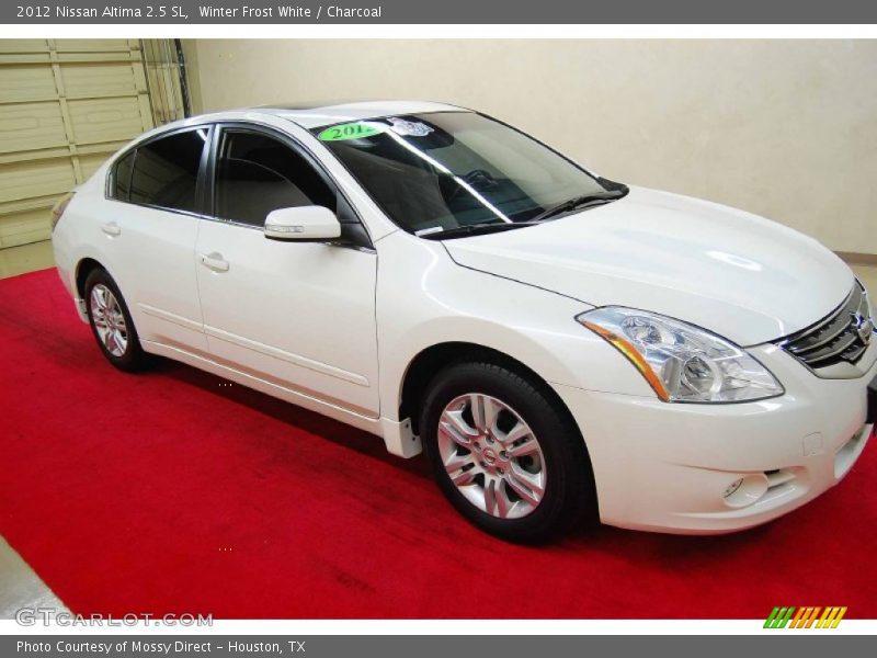 Winter Frost White / Charcoal 2012 Nissan Altima 2.5 SL