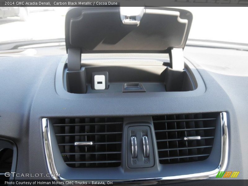 Carbon Black Metallic / Cocoa Dune 2014 GMC Acadia Denali