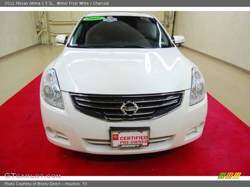 Winter Frost White / Charcoal 2012 Nissan Altima 2.5 SL