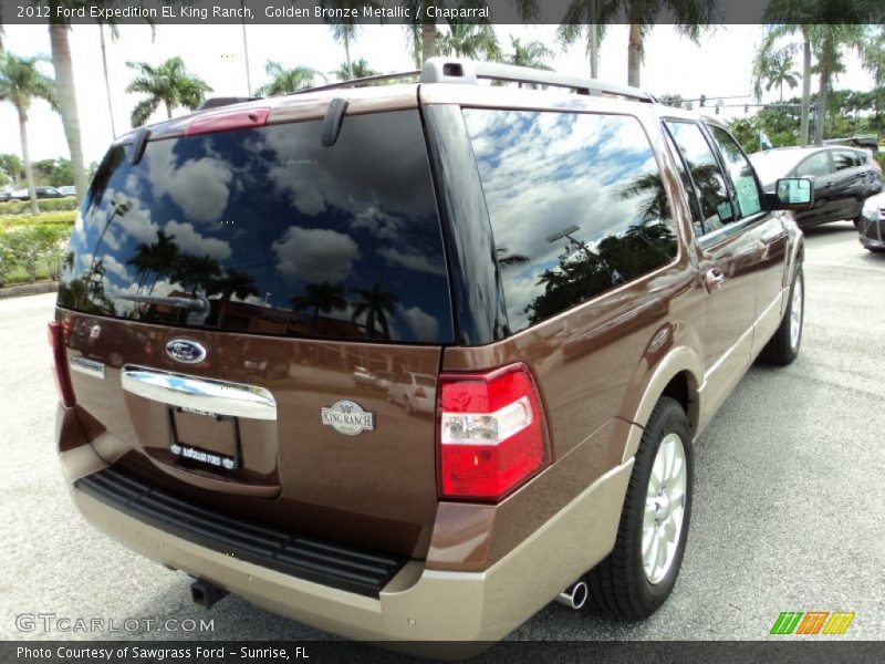 Golden Bronze Metallic / Chaparral 2012 Ford Expedition EL King Ranch
