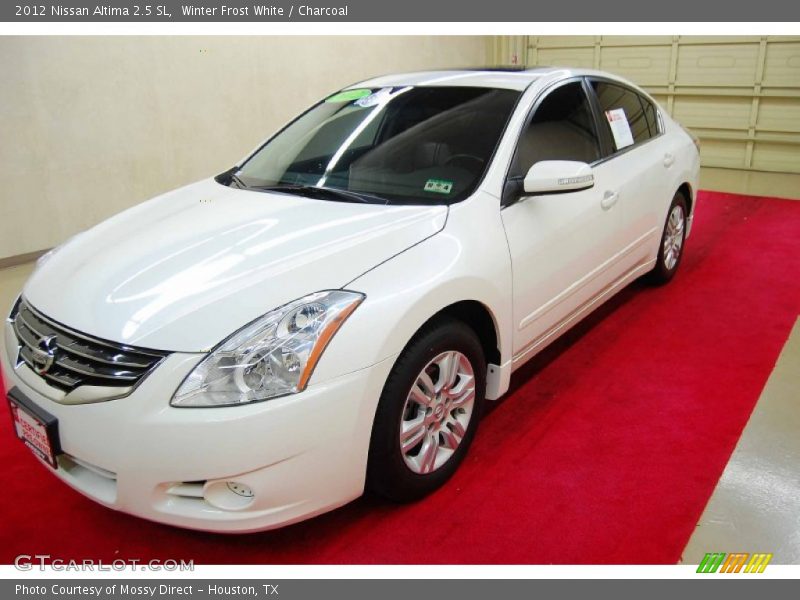 Winter Frost White / Charcoal 2012 Nissan Altima 2.5 SL