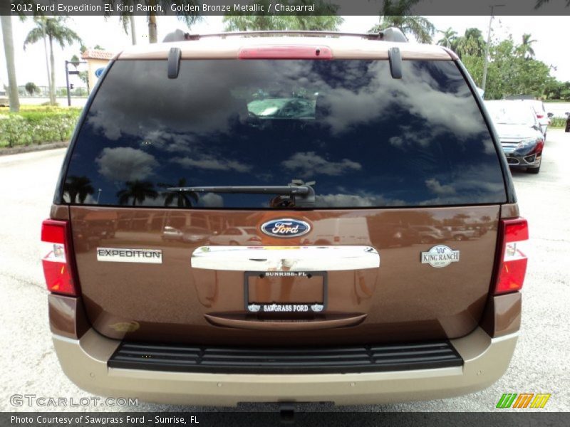 Golden Bronze Metallic / Chaparral 2012 Ford Expedition EL King Ranch