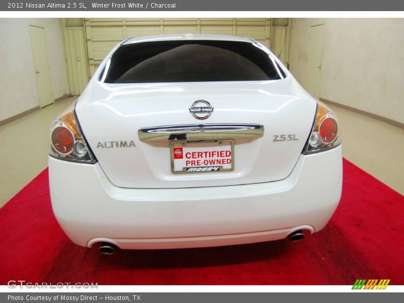 Winter Frost White / Charcoal 2012 Nissan Altima 2.5 SL