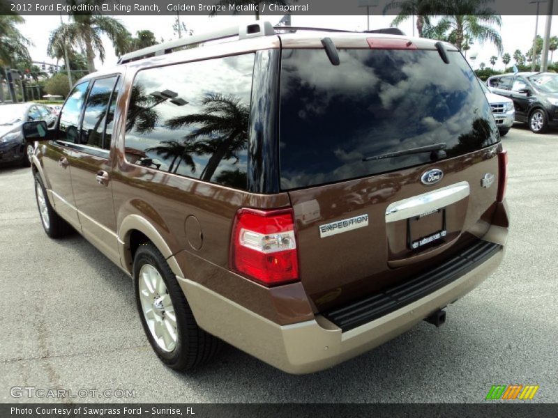 Golden Bronze Metallic / Chaparral 2012 Ford Expedition EL King Ranch