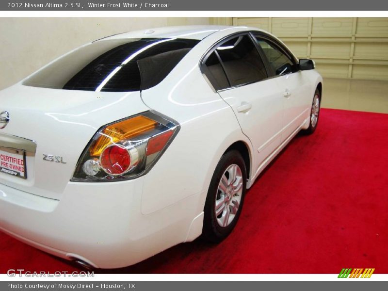 Winter Frost White / Charcoal 2012 Nissan Altima 2.5 SL