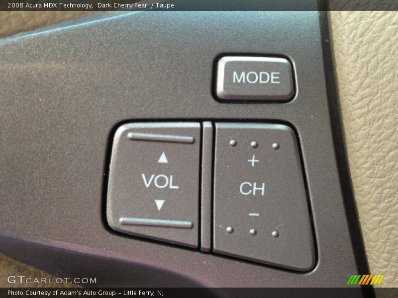 Dark Cherry Pearl / Taupe 2008 Acura MDX Technology