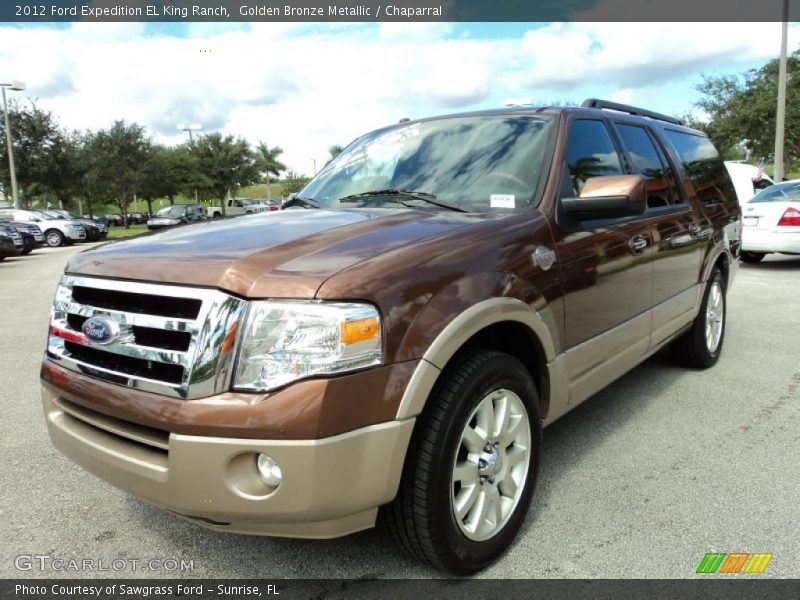 Front 3/4 View of 2012 Expedition EL King Ranch