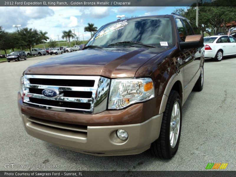 Golden Bronze Metallic / Chaparral 2012 Ford Expedition EL King Ranch