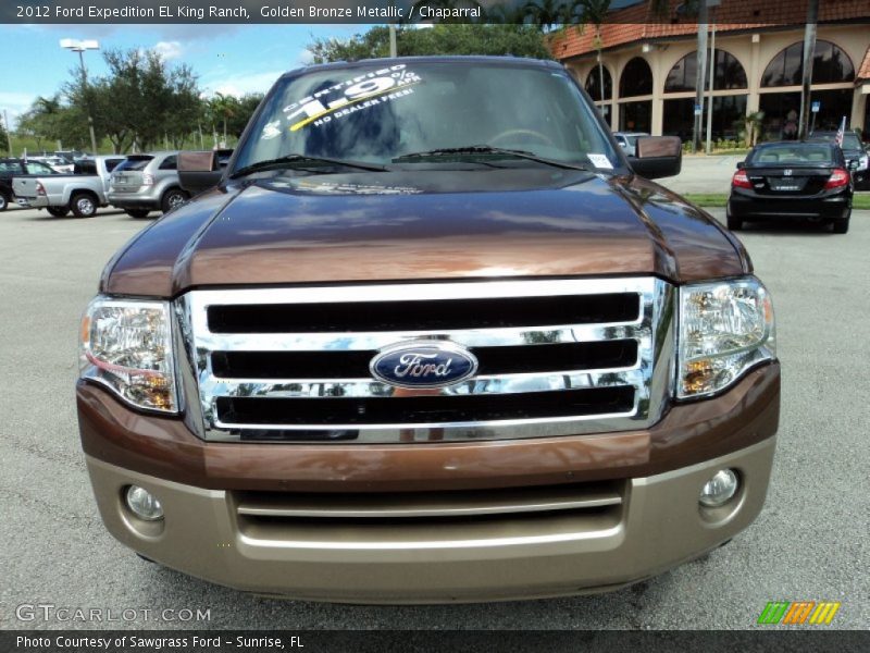Golden Bronze Metallic / Chaparral 2012 Ford Expedition EL King Ranch