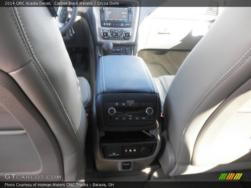 Carbon Black Metallic / Cocoa Dune 2014 GMC Acadia Denali