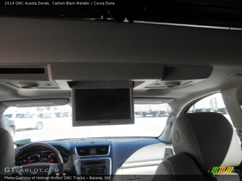 Carbon Black Metallic / Cocoa Dune 2014 GMC Acadia Denali