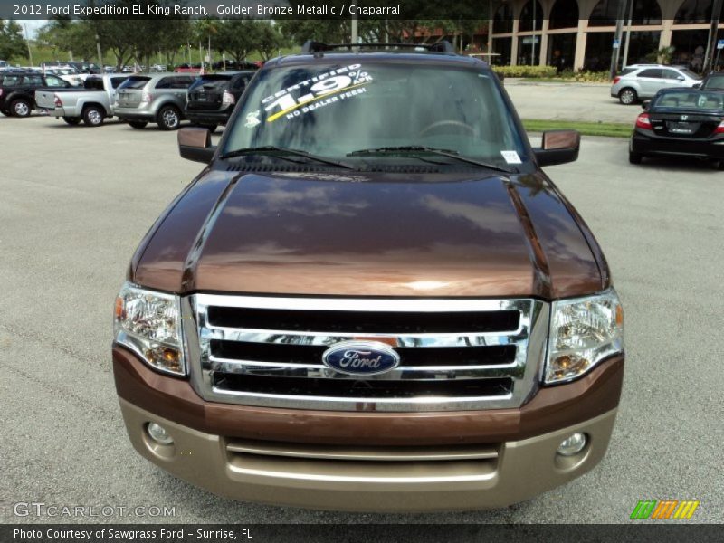 Golden Bronze Metallic / Chaparral 2012 Ford Expedition EL King Ranch