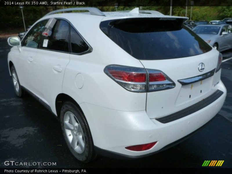 Starfire Pearl / Black 2014 Lexus RX 350 AWD
