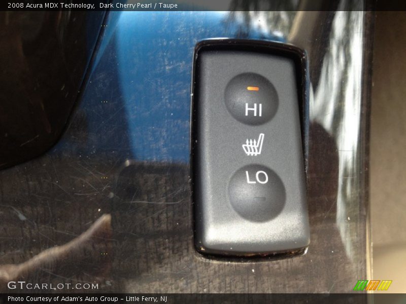 Dark Cherry Pearl / Taupe 2008 Acura MDX Technology