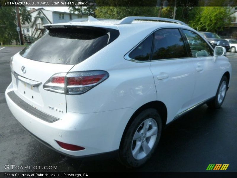 Starfire Pearl / Black 2014 Lexus RX 350 AWD