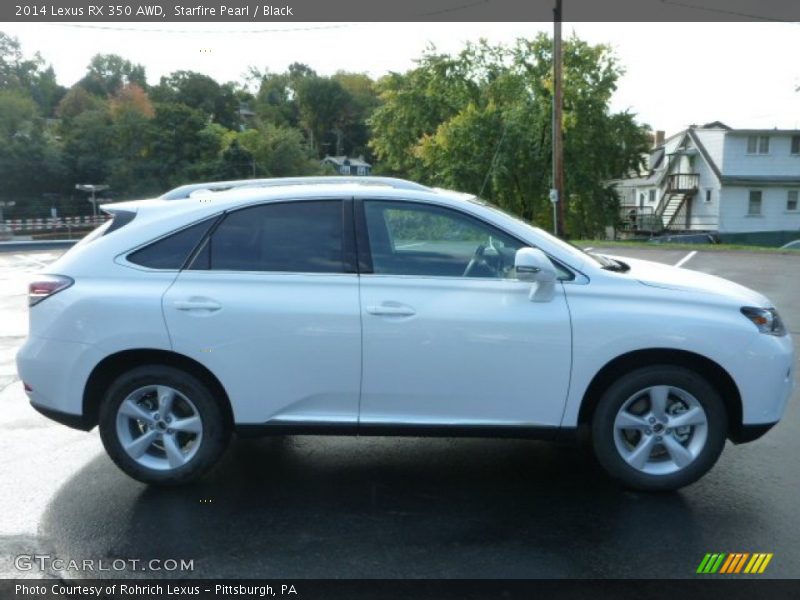Starfire Pearl / Black 2014 Lexus RX 350 AWD