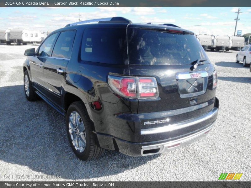 Carbon Black Metallic / Cocoa Dune 2014 GMC Acadia Denali