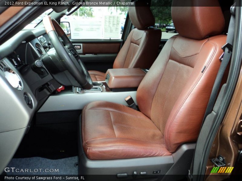 Front Seat of 2012 Expedition EL King Ranch