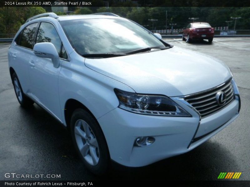 Starfire Pearl / Black 2014 Lexus RX 350 AWD