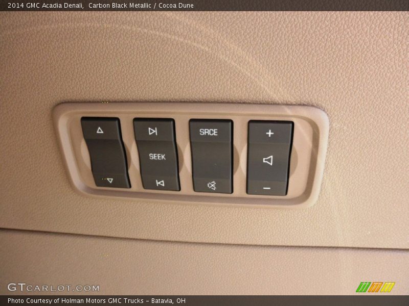 Carbon Black Metallic / Cocoa Dune 2014 GMC Acadia Denali