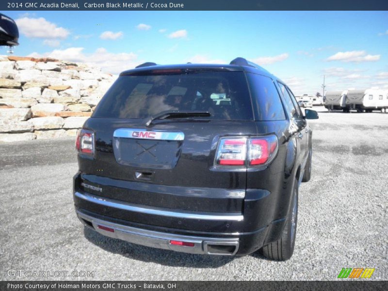 Carbon Black Metallic / Cocoa Dune 2014 GMC Acadia Denali