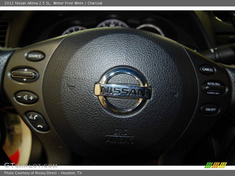 Winter Frost White / Charcoal 2012 Nissan Altima 2.5 SL