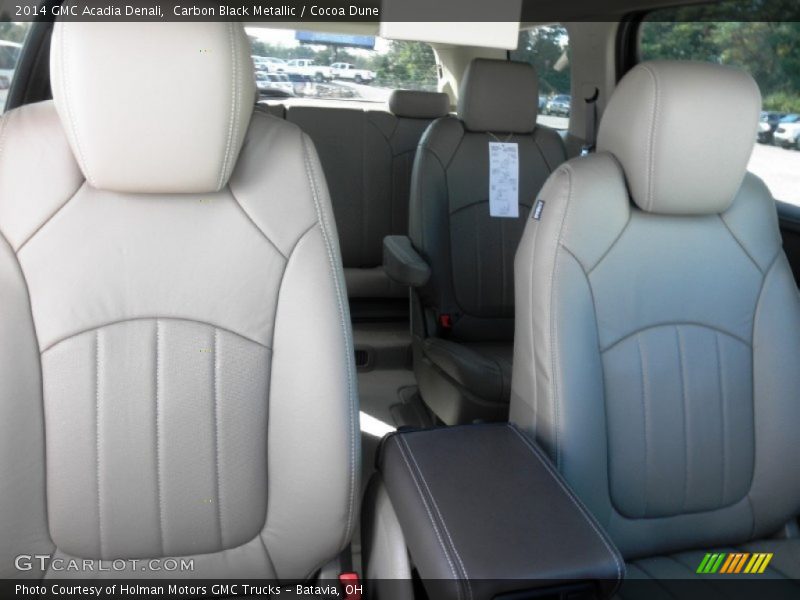 Carbon Black Metallic / Cocoa Dune 2014 GMC Acadia Denali