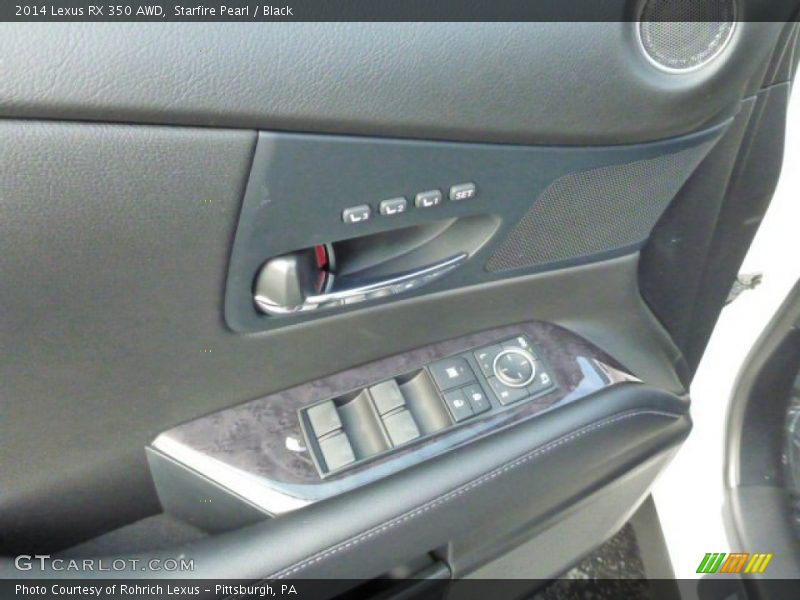 Starfire Pearl / Black 2014 Lexus RX 350 AWD